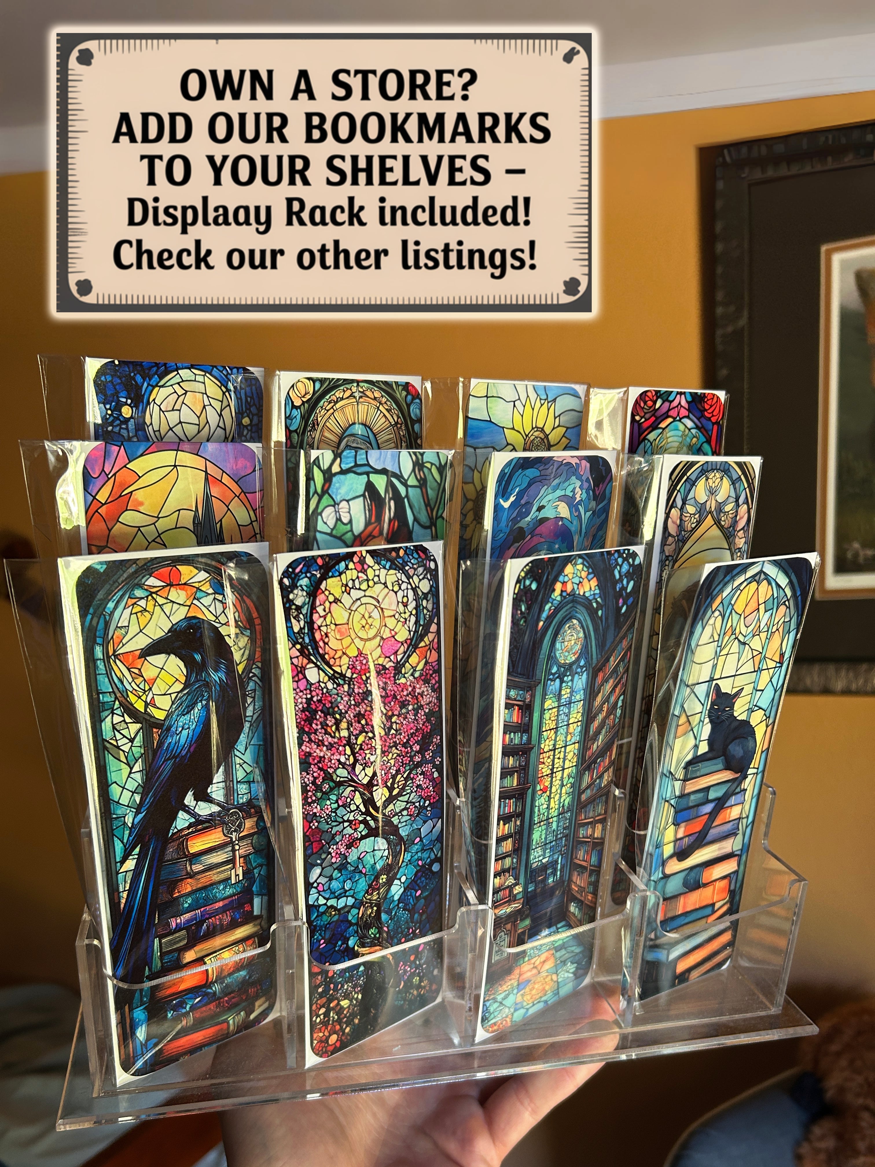 Book Stacked Black Cat Bookmark – Mysterious Feline Literary Magic, Perfect Gift for Book Lovers & Cat Enthusiasts